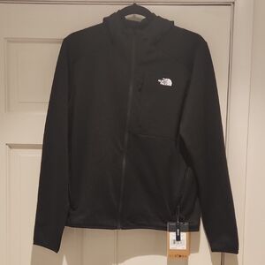 NWT The North Face Women's M Black Hooded Jacket Zipper